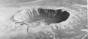Meteor Crater, Arizona. SOURCE: U.S. Geological Survey
